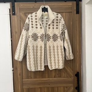 Vintage Duffel Neutral Color Coat